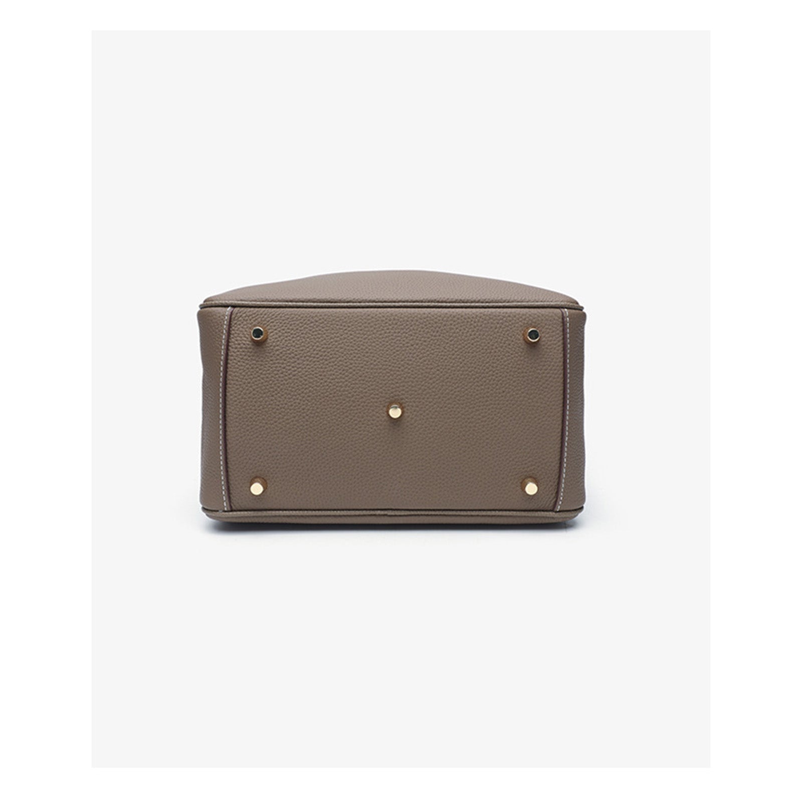 Taupe Pebbled Shoulder Bag