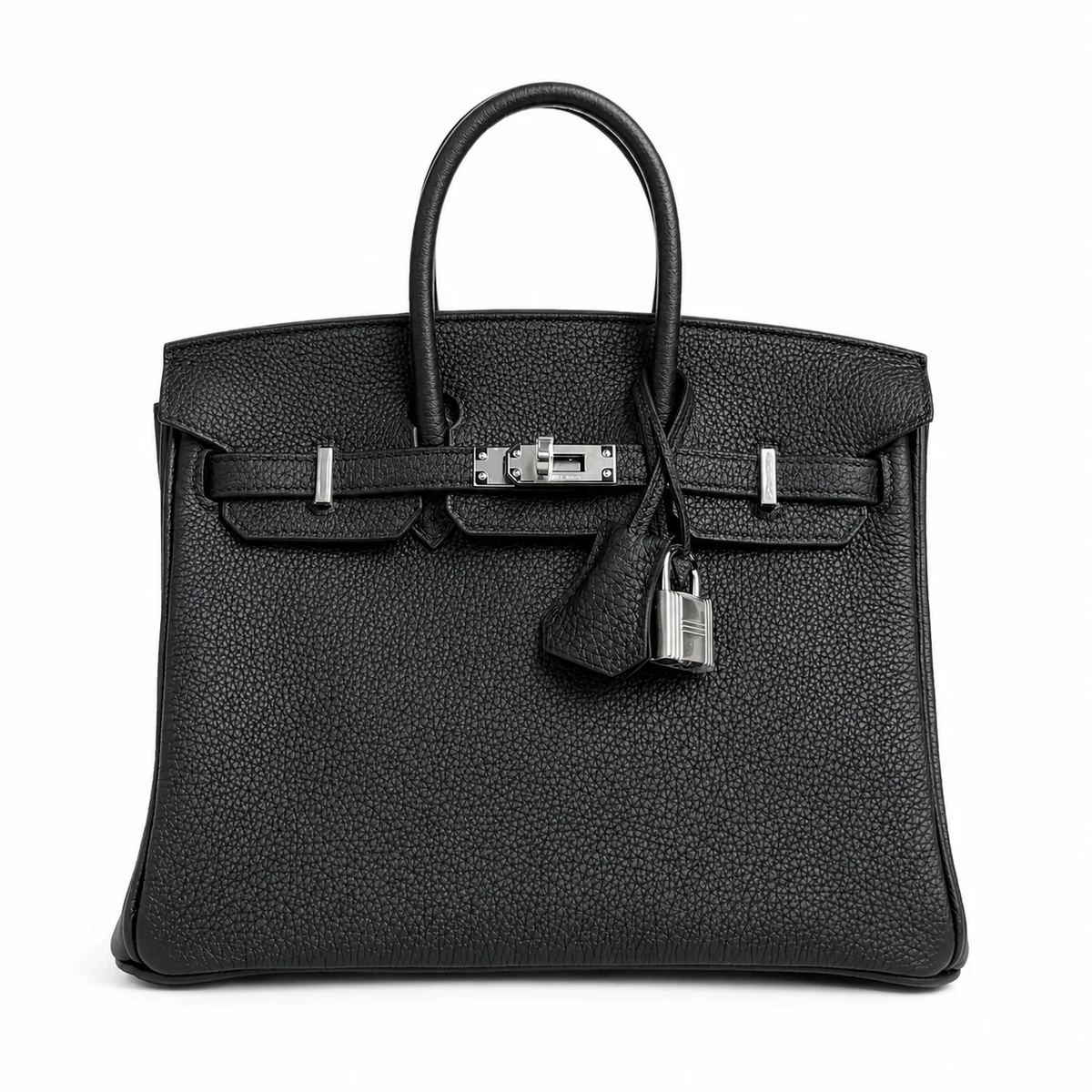 Ivory Structured Leather Tote