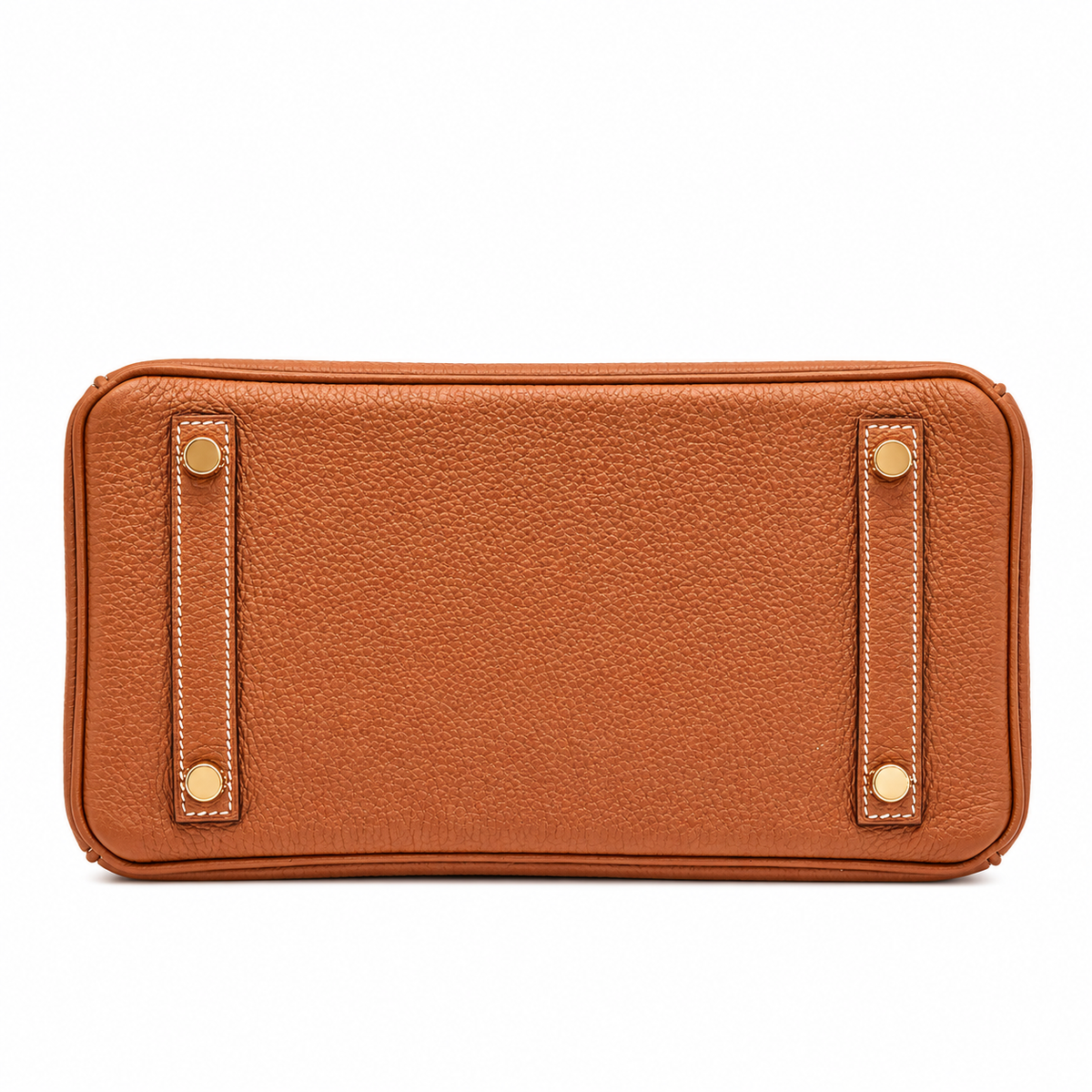 Sloane Pebbled Calfskin Top-Handle Bag in Caramel