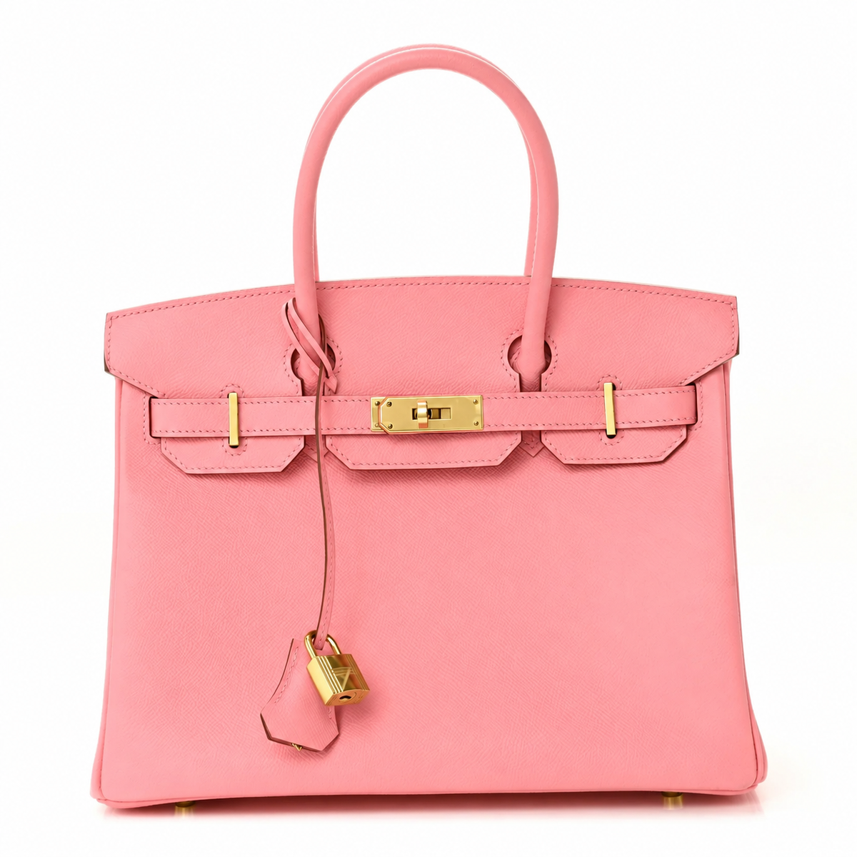 Ivory Structured Leather Tote