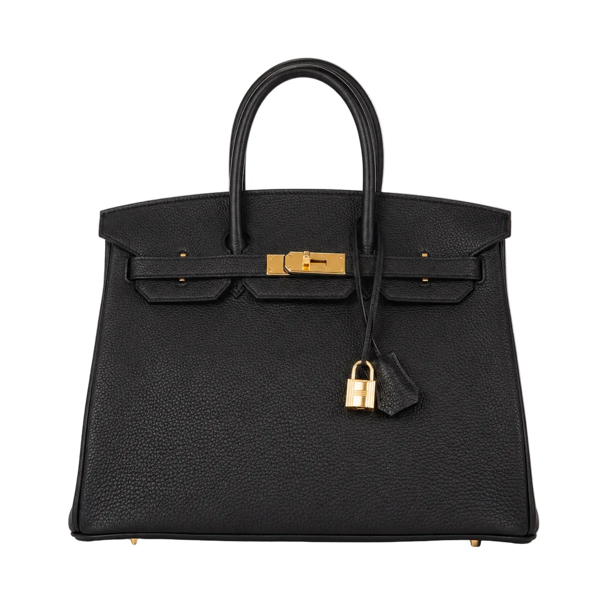 Ivory Structured Leather Tote