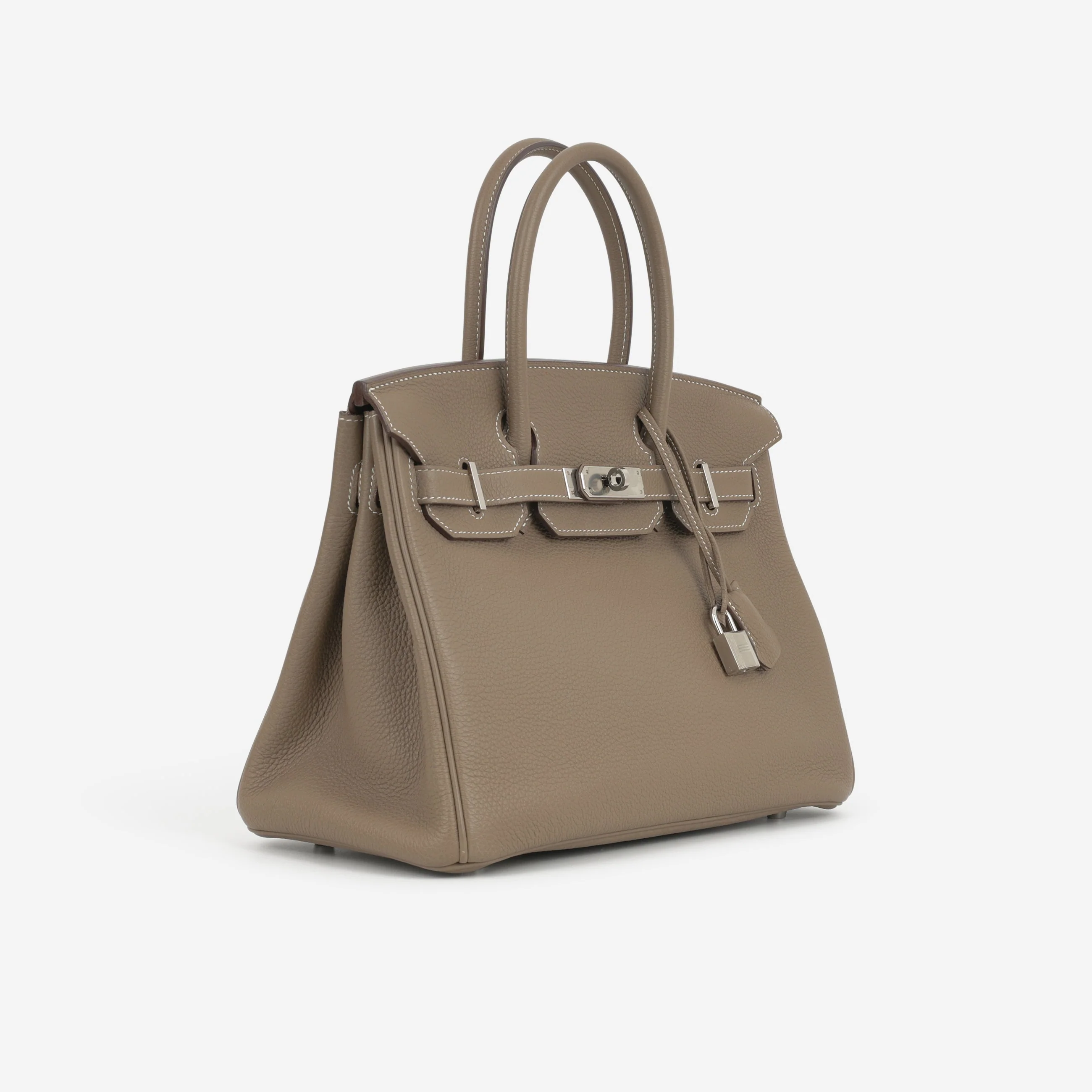 Taupe Grained City Tote