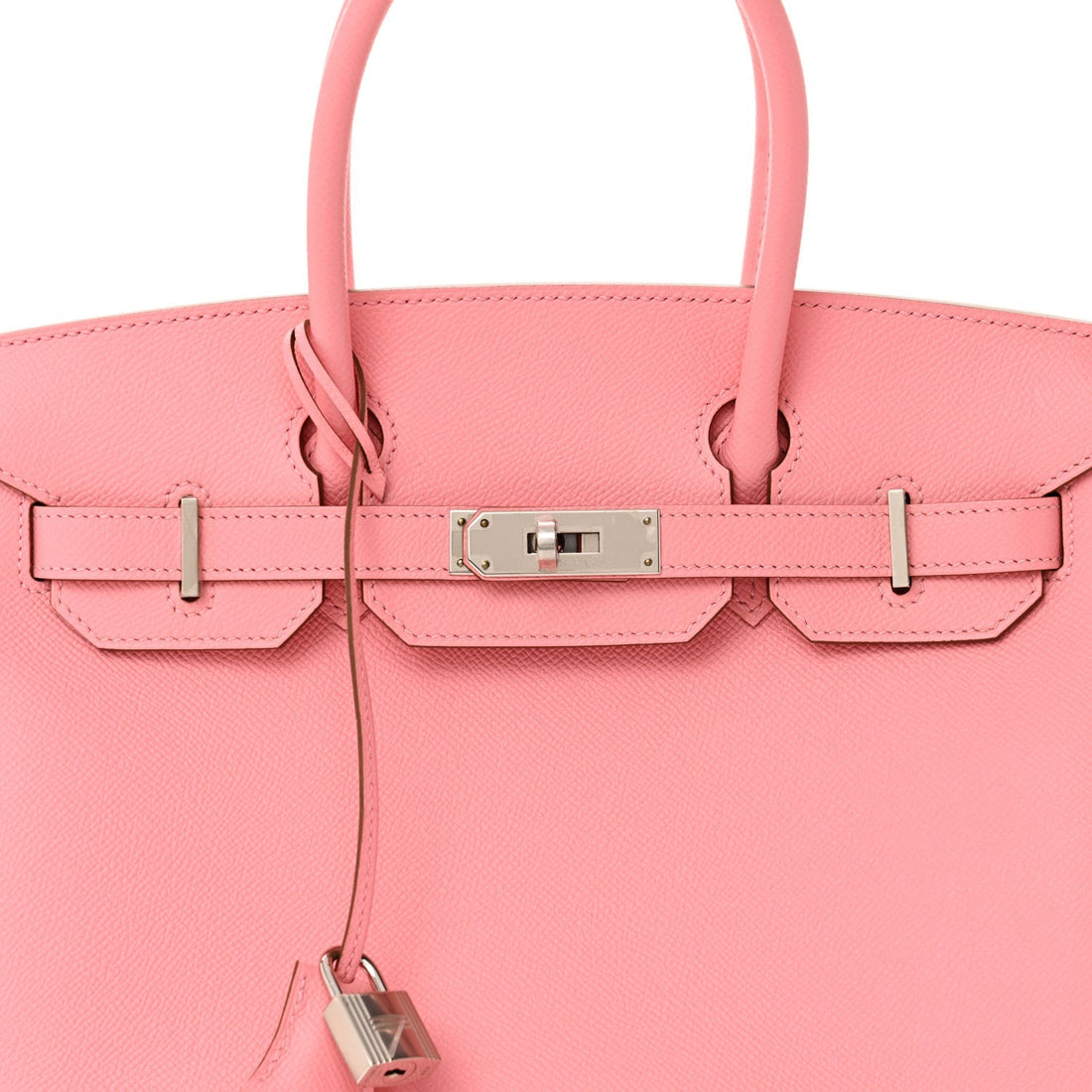 Soft Pink Structured Tote