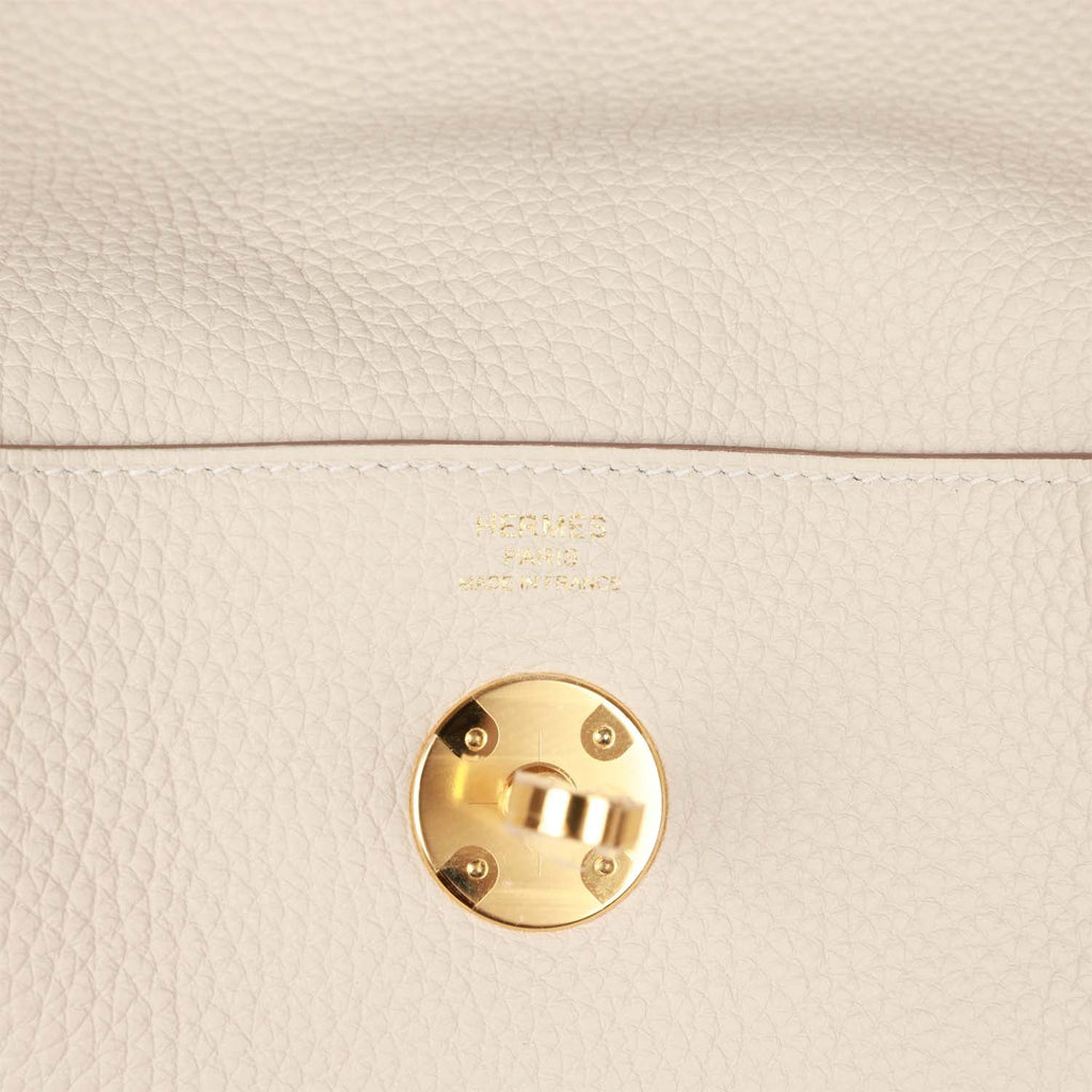 Cream Pebbled Shoulder Bag 26cm