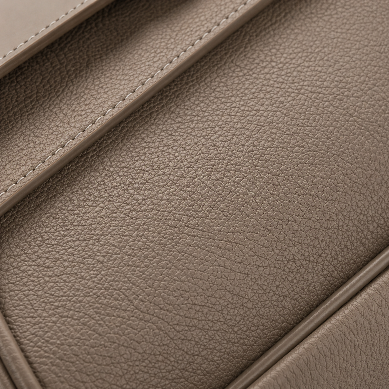 Taupe Grained City Tote