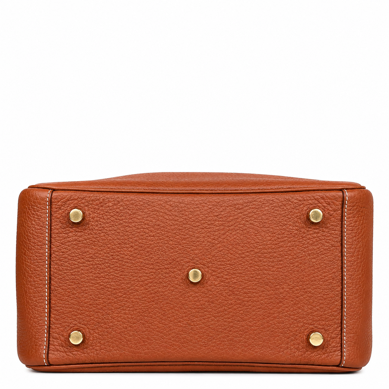Saddle Brown Pebbled Shoulder Bag 26cm