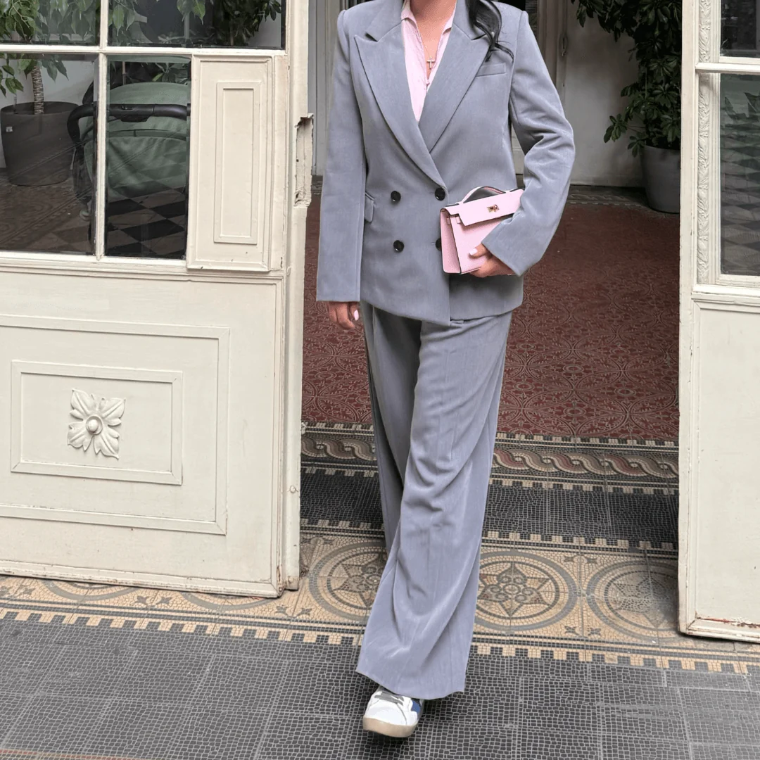 Soft Pink Structured Tote