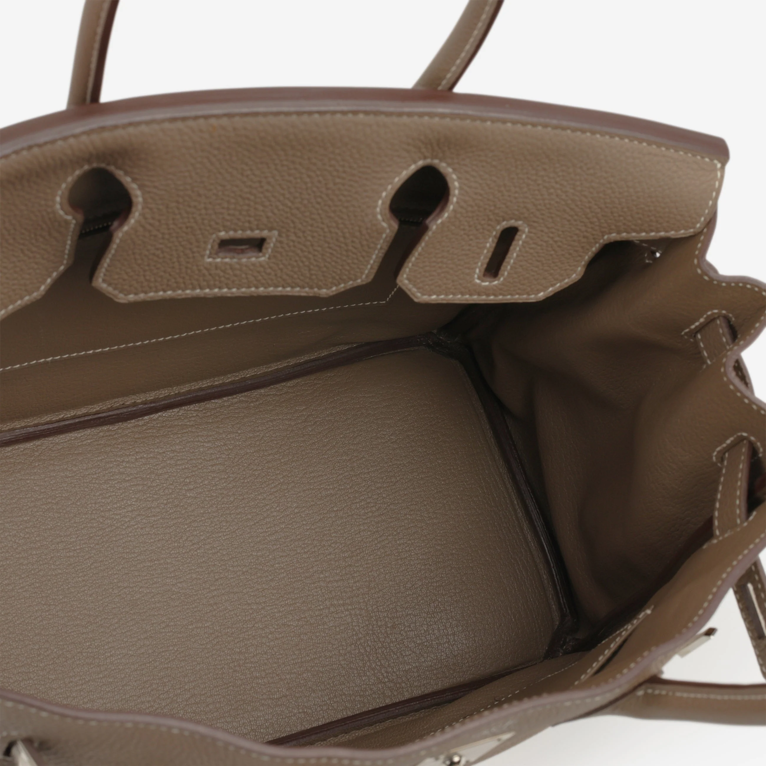 Taupe Grained City Tote