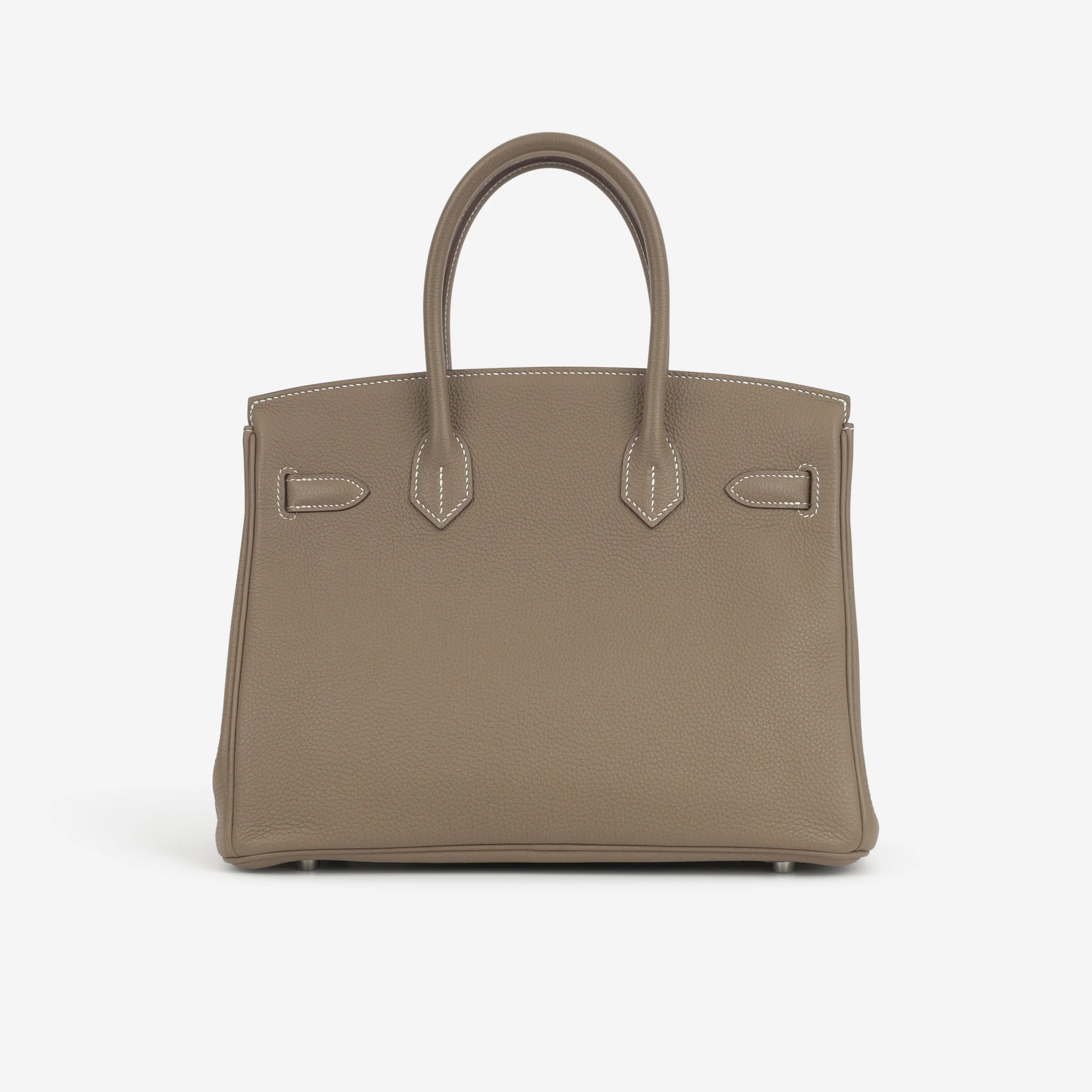 Taupe Grained City Tote