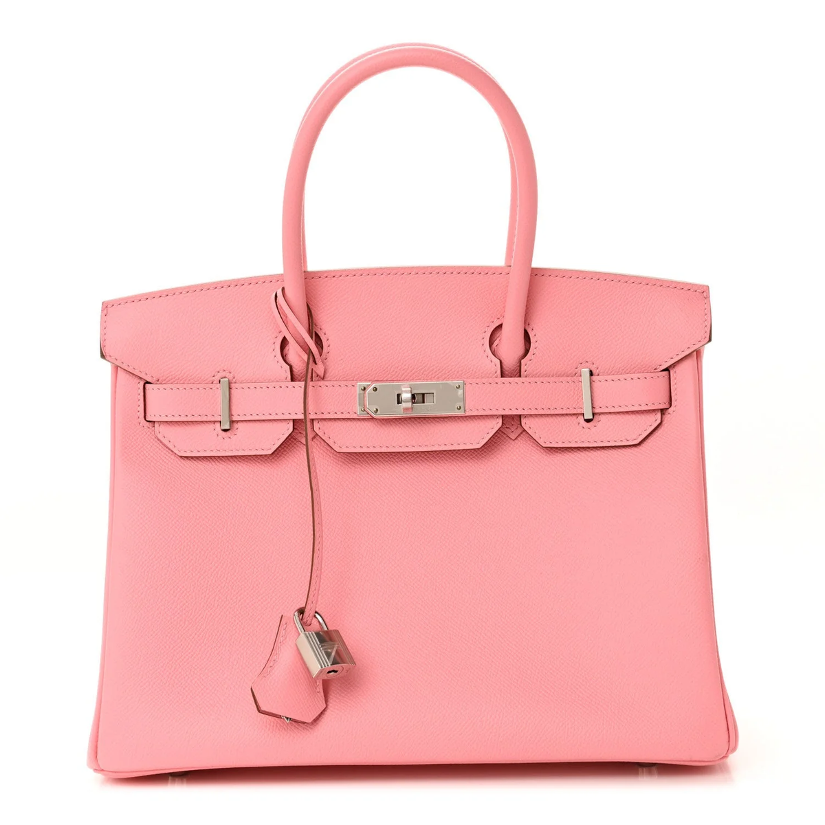 Ivory Structured Leather Tote