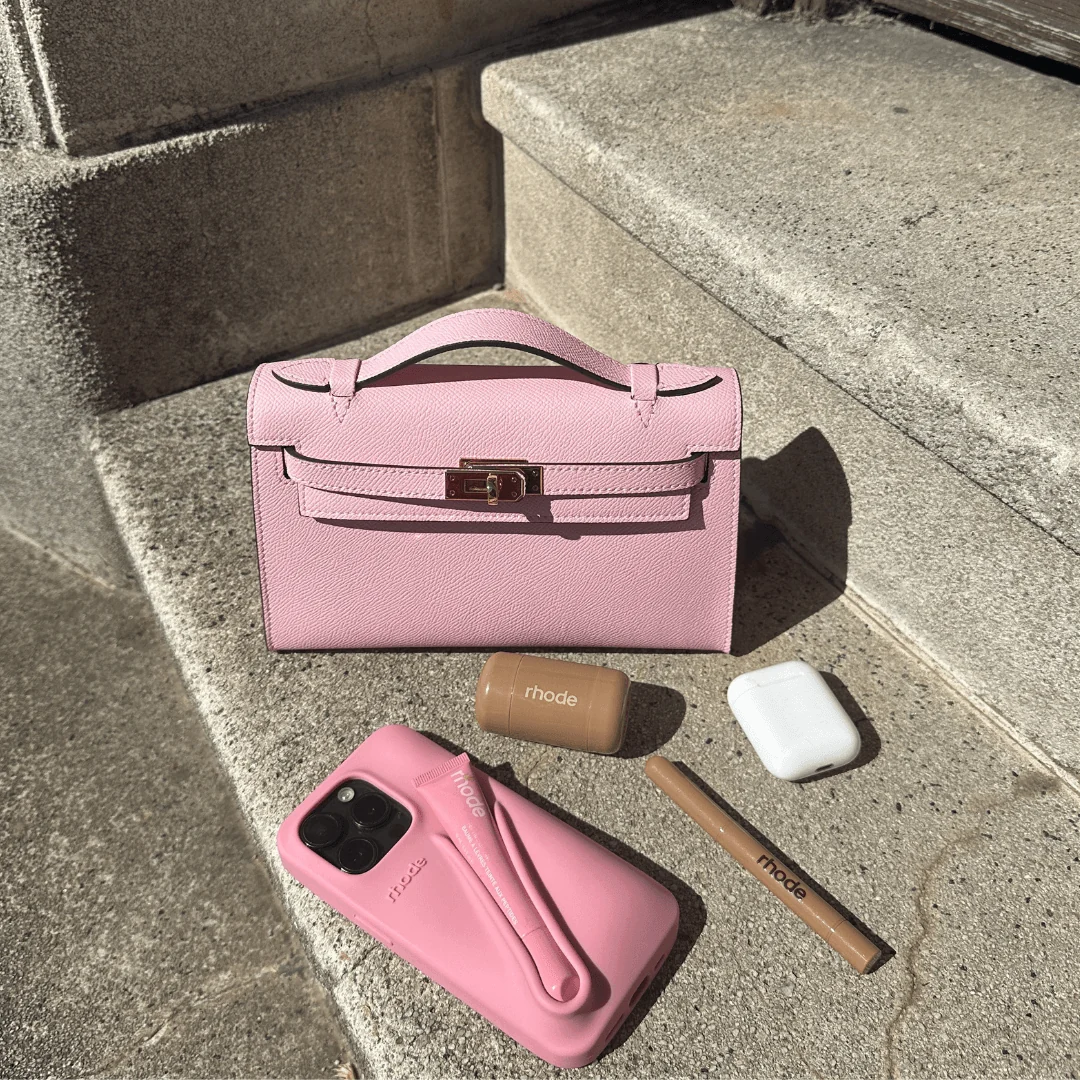 Soft Pink Structured Tote