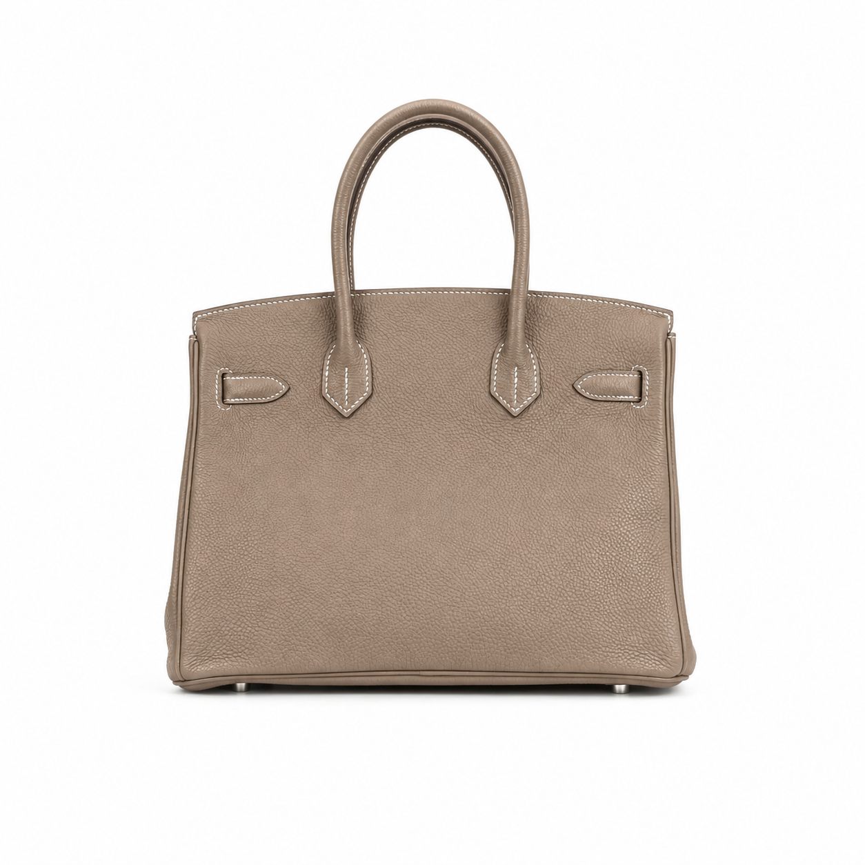 Taupe Grained City Tote